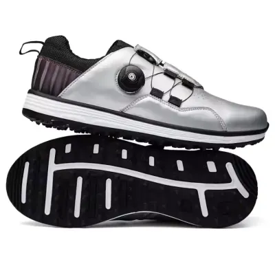 NEW ARRIVAL BLACK MENS GOLF SHOES